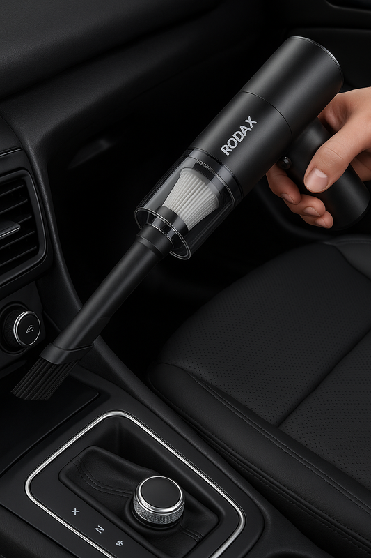 Rodax MiniVac 9000 – Aspiradora Portátil para Carro, 9000 Pa, USB, Húmedo/Seco