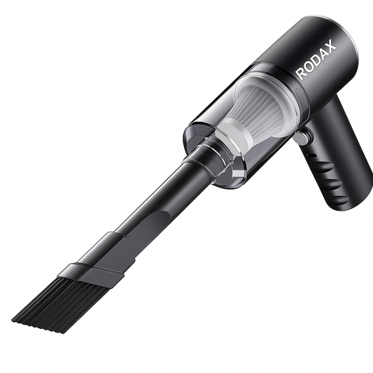Rodax MiniVac 9000 – Aspiradora Portátil para Carro, 9000 Pa, USB, Húmedo/Seco